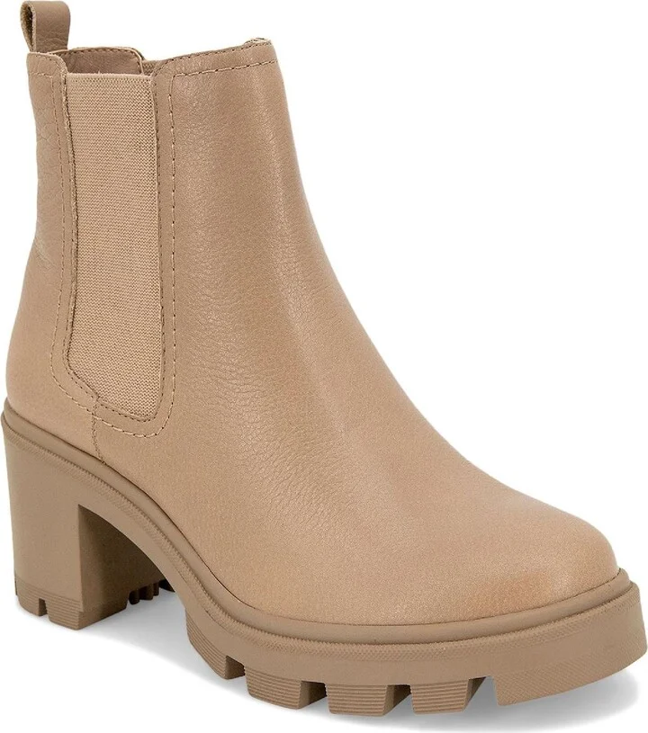 Marion Womens Lugged Sole Slip On Ankle Boots