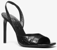 Marisa Crocodile Embossed Patent Leather Sandal - Image 3
