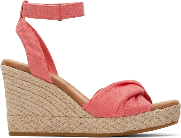 Marisela Pink Wedge Sandal