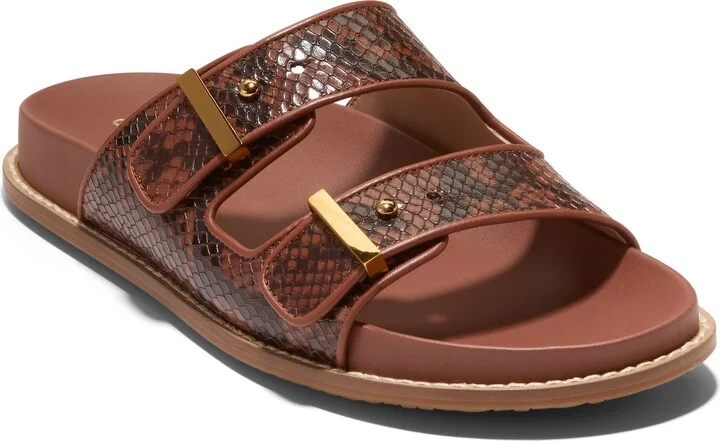 Dark Cuoio Snake Print Leather