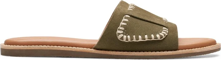 Maritime Mule in Green Suede