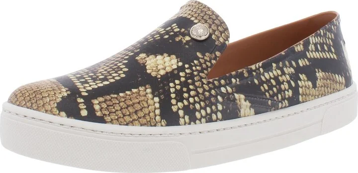 Marjetta Womens Metallic Fashion Slip-On Sneakers