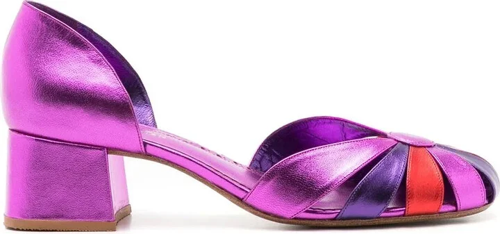 Marjorie panelled pumps