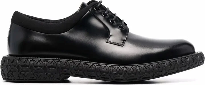 Mark leather Derby shoes