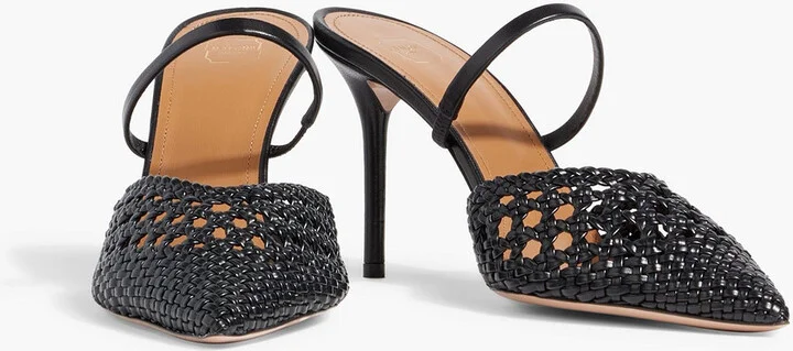 Marla 85 woven leather mules - Image 2