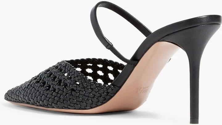 Marla 85 woven leather mules - Image 3
