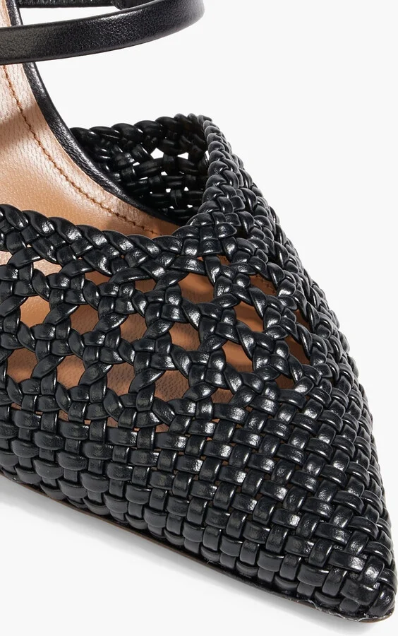 Marla 85 woven leather mules - Image 4