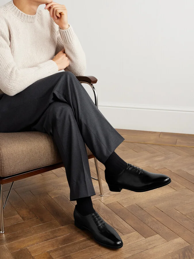 Marldon Whole-Cut Leather Oxford Shoes - Image 2