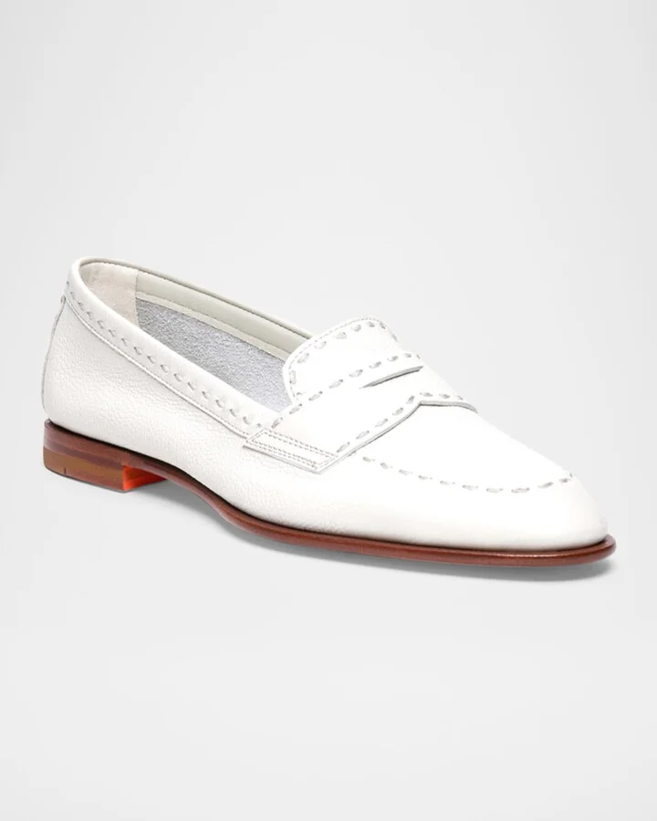 Marlene Leather Penny Loafers - Image 2