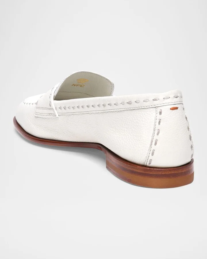 Marlene Leather Penny Loafers - Image 3