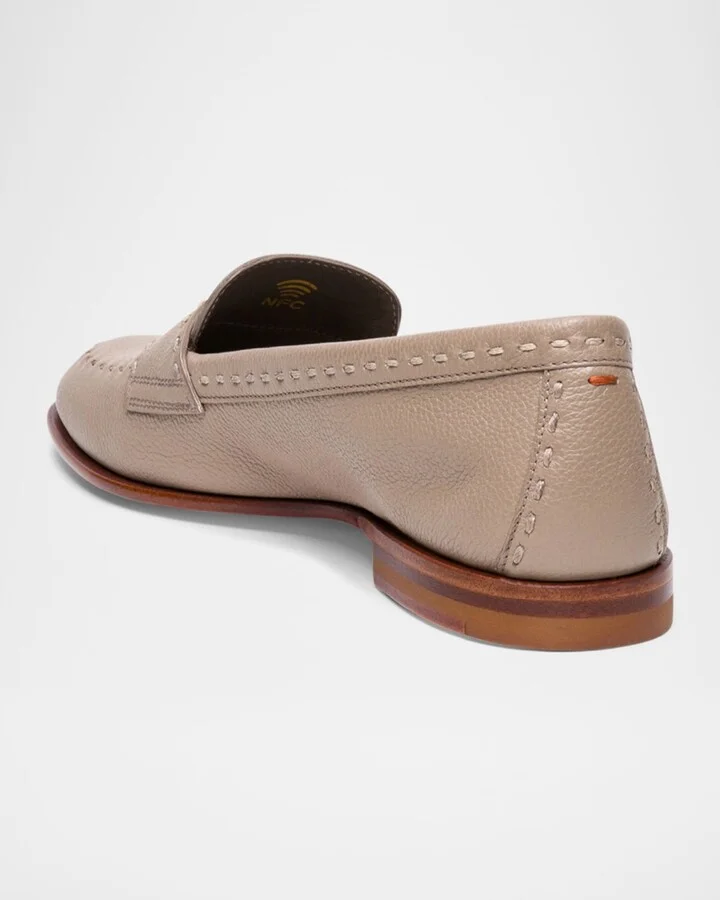 Marlene Leather Penny Loafers - Image 3