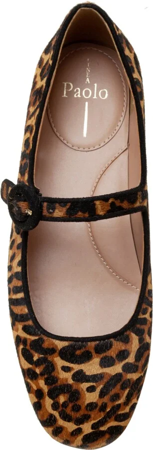 Marley Leopard Print Genuine Calf Hair Flat - Image 5