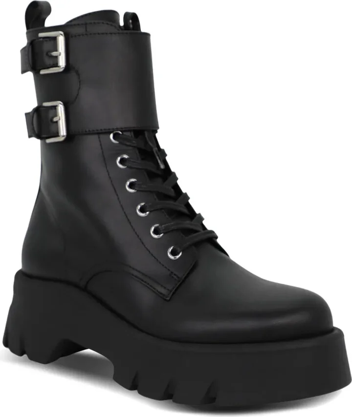 Marloe leather combat boots - Image 2