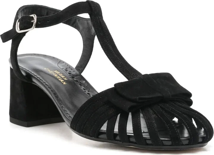 Marly 45mm bow-detailing suede sandals - Image 2