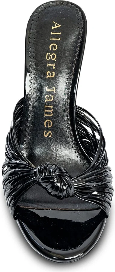 Marly Black Vegan Leather Sandal - Image 5
