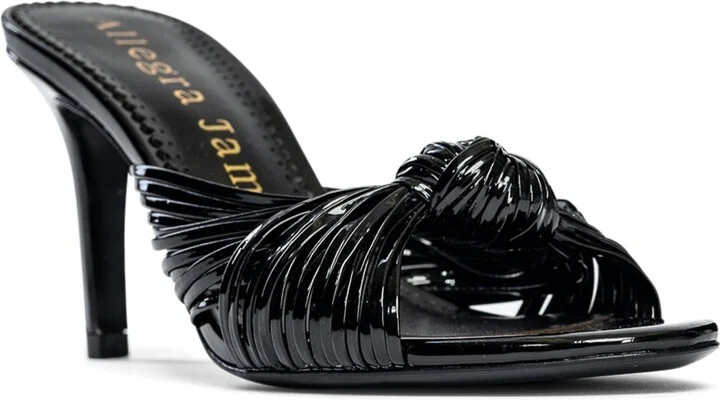 Marly Black Vegan Leather Sandal