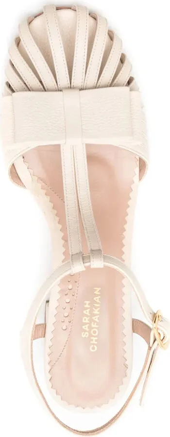 Marly caged leather sandals - Image 4