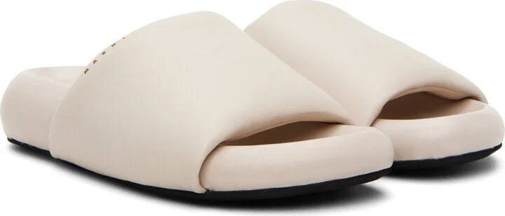 Marni Beige Pouf Sandals - Image 4