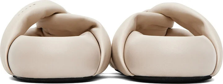 Marni Beige Tie Sandals - Image 2