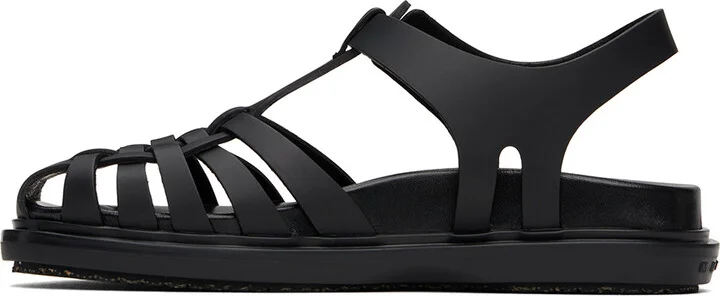 Marni Black Fisherman Fussbett Sandals - Image 3