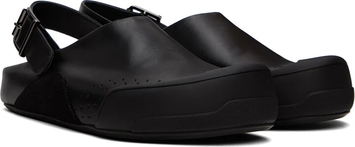Marni Black Fussbett Sabot Sandals - Image 4