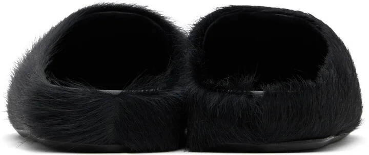 Marni Black Fussbett Sabot Slip-on Loafers - Image 2