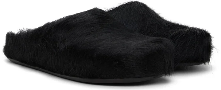 Marni Black Fussbett Sabot Slip-on Loafers - Image 4