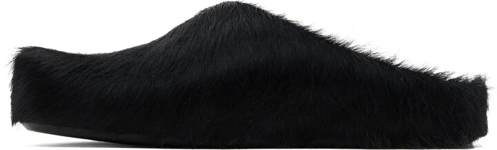 Marni Black Fussbett Sabot Slip-on Loafers - Image 3