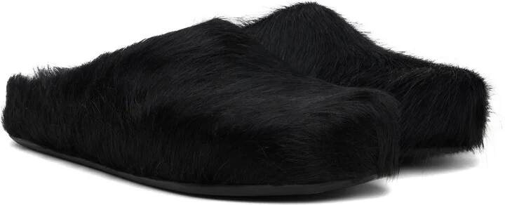 Marni Black Fussbett Sabot Slip-on Loafers - Image 4