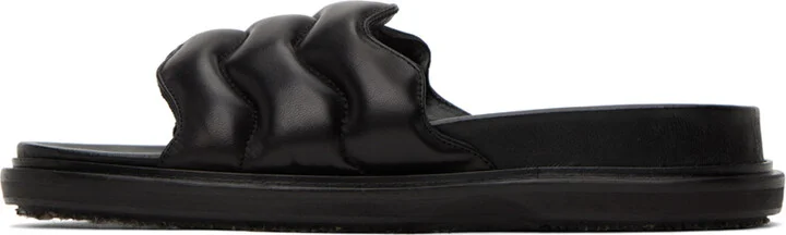 Marni Black Fussbett Slides - Image 3