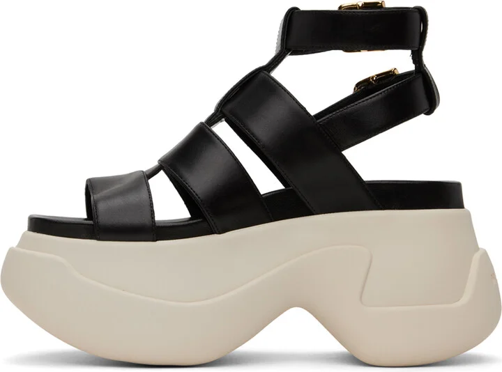Marni Black Gladiator Platform Sandals - Image 3