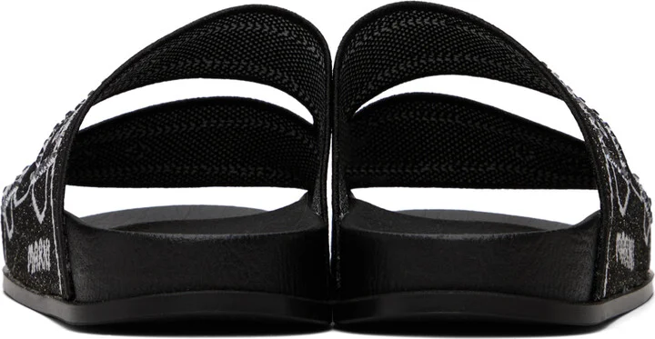 Marni Black Jacquard Sandals - Image 2