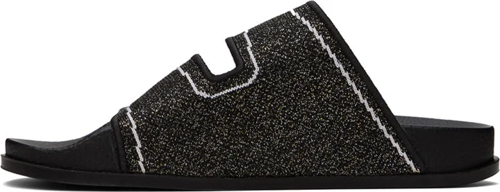Marni Black Jacquard Sandals - Image 3