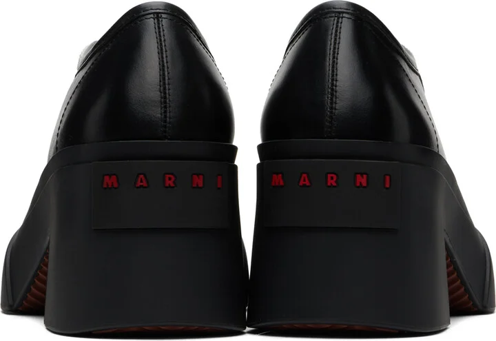 Marni Black Lace-Up Derbys - Image 2
