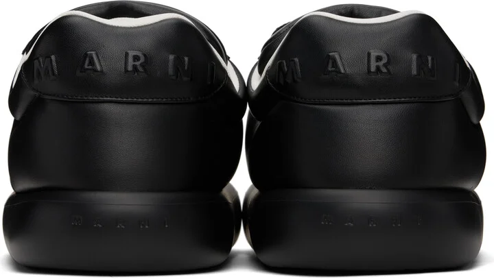 Marni Black Leather BigFoot 2.0 Sneakers - Image 2