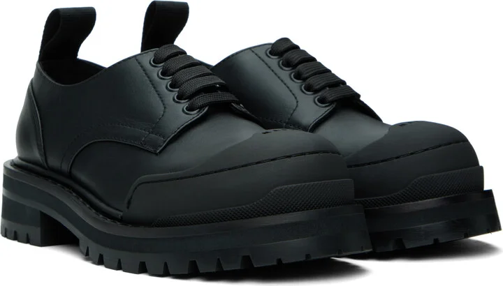 Marni Black Leather Dada Army Derbys - Image 4