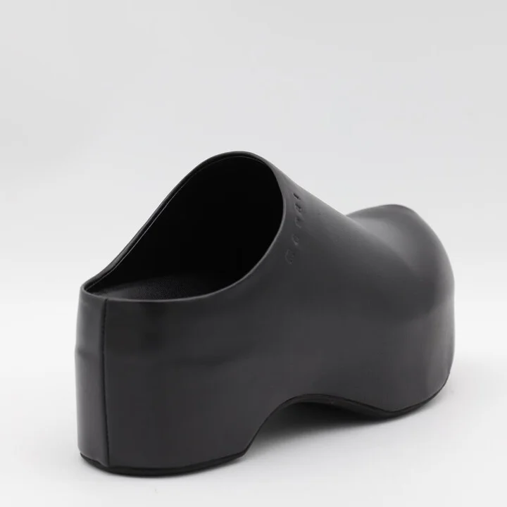 Marni Black Leather Sandals - Image 2