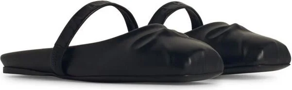 Marni Black Leather Slippers - Image 2