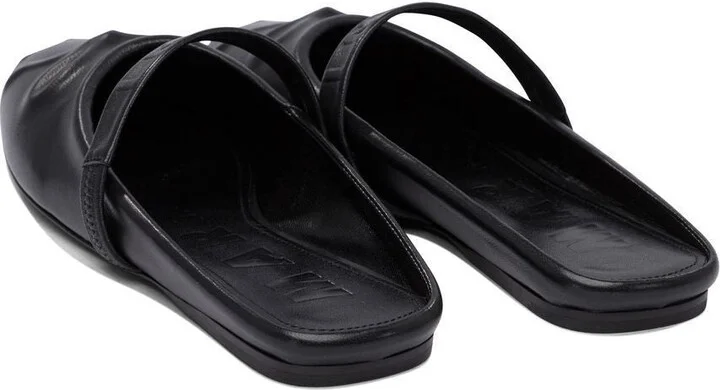 Marni Black Leather Slippers - Image 4