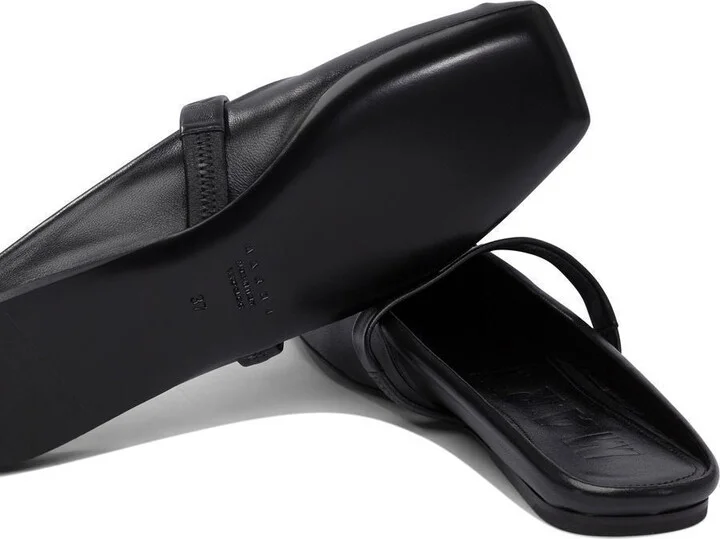 Marni Black Leather Slippers - Image 5