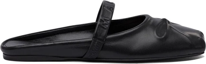 Marni Black Leather Slippers - Image 6