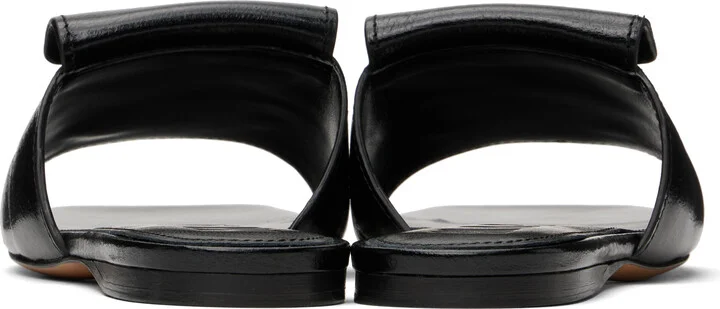 Marni Black Leather Trunkaroo Sandals - Image 2