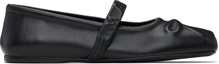 Marni Black Mary Jane Ballerina Flats