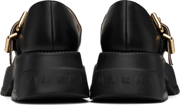 Marni Black Mary Jane Platform Loafers - Image 2