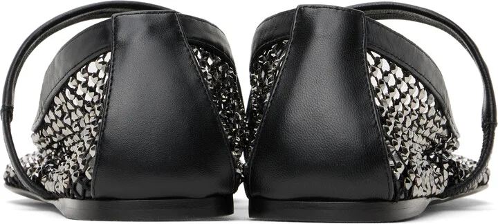 Marni Black Mesh Mary Jane Ballerina Flats - Image 2