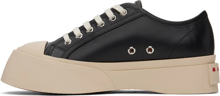Marni Black Nappa Leather Pablo Sneakers - Image 3