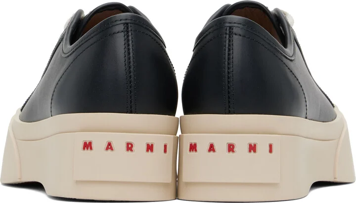 Marni Black Nappa Leather Pablo Sneakers - Image 2