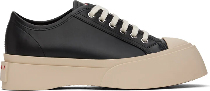 Marni Black Nappa Leather Pablo Sneakers