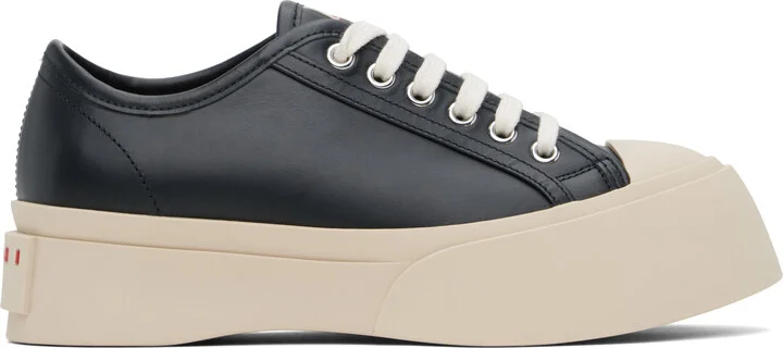 Marni Black Nappa Leather Pablo Sneakers