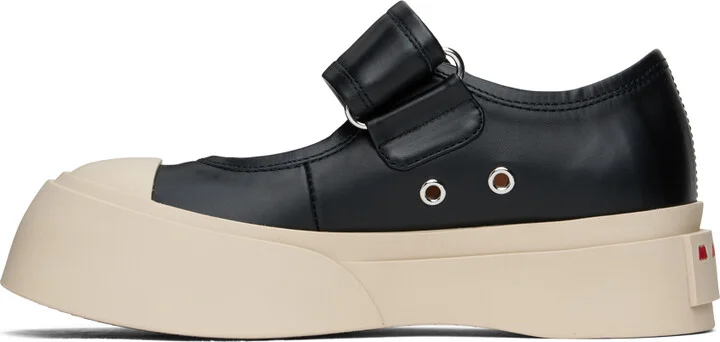 Marni Black Pablo Mary Jane Ballerina Flats - Image 3